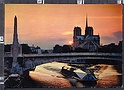 O6983 PARIS CREPUSCULE SUR LA SEINE AT NOTRE-DAME VG